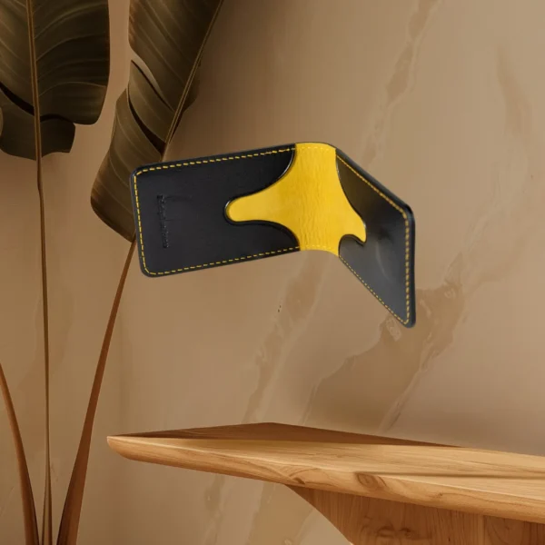 Porte cartes cuir pleine fleur - L'Atlas