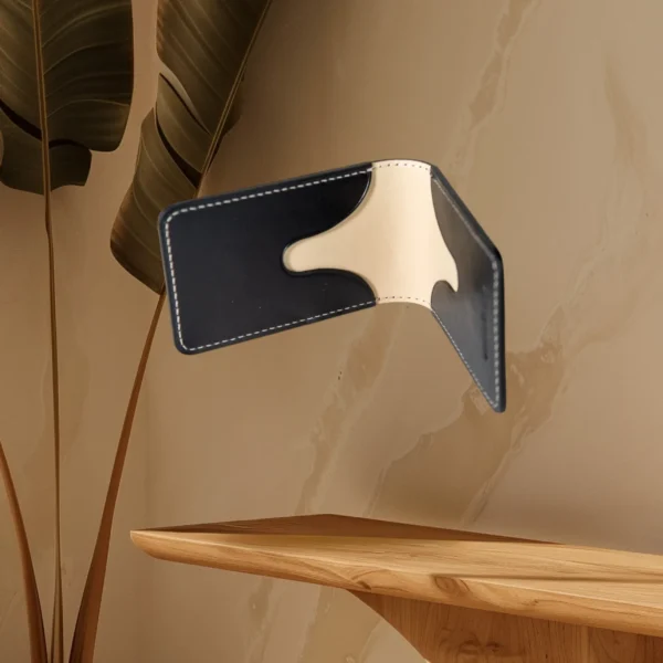Porte cartes cuir pleine fleur - L'Atlas