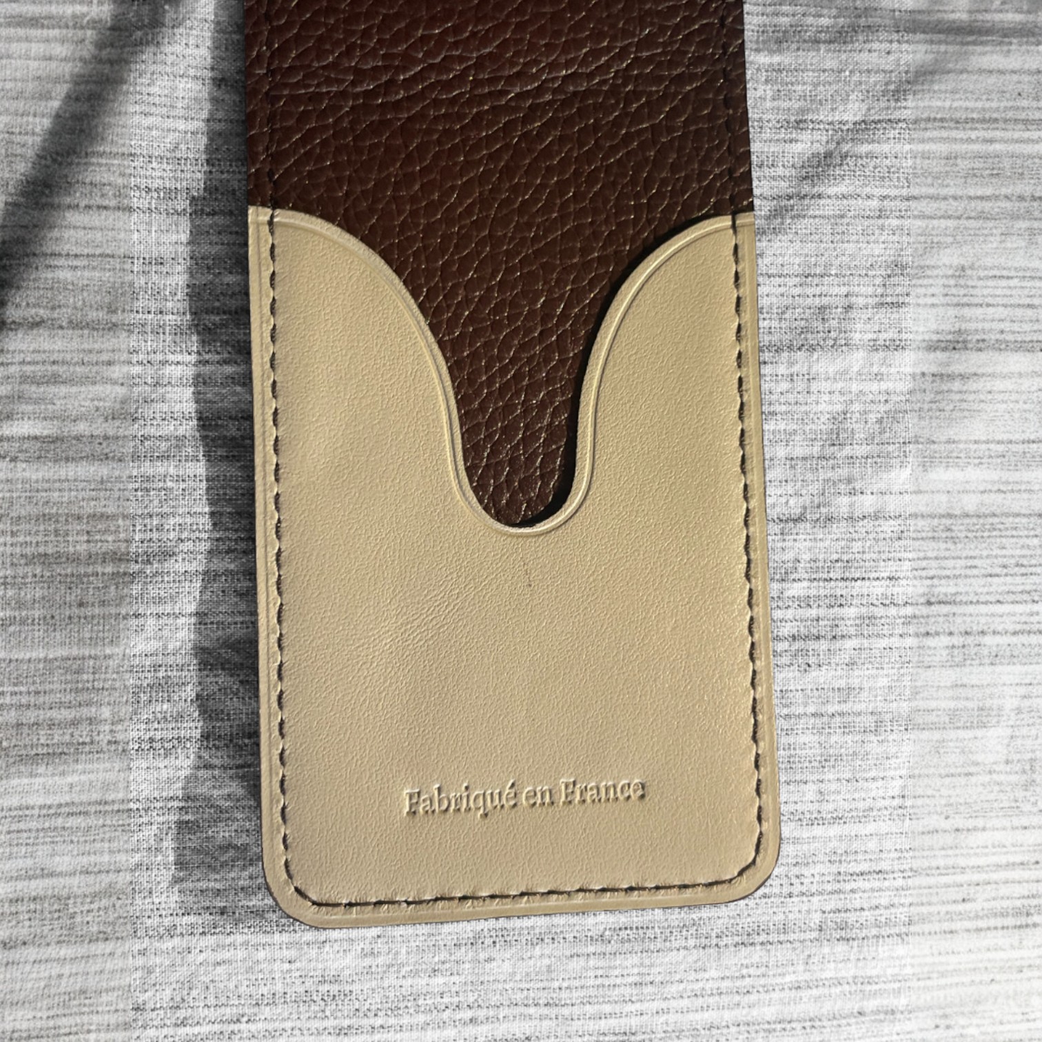 Porte cartes cuir pleine fleur - L'Atlas – Image 3