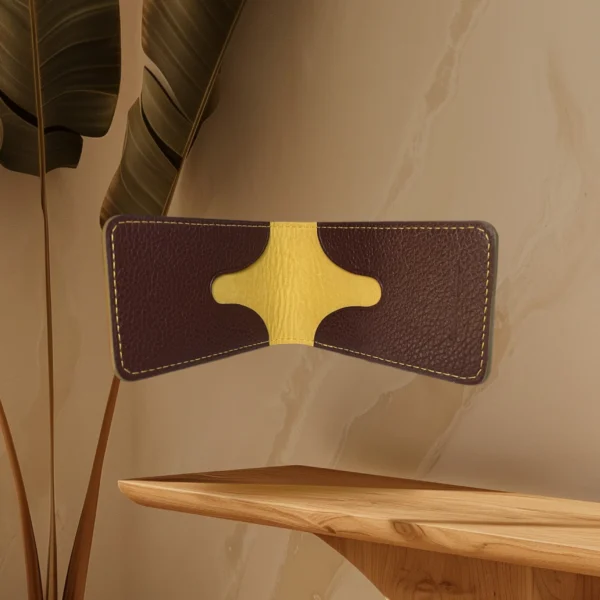 Porte cartes cuir pleine fleur - L'Atlas